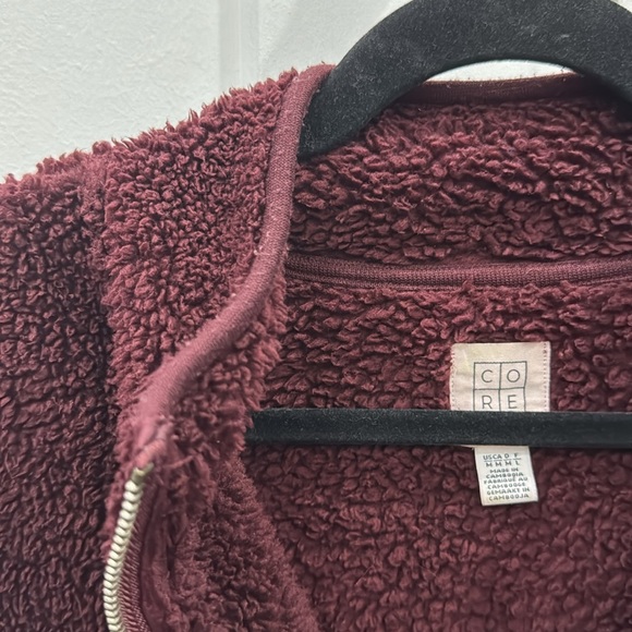 CORE fluffy polyester quarter-zip sweater - Picture 9 of 10